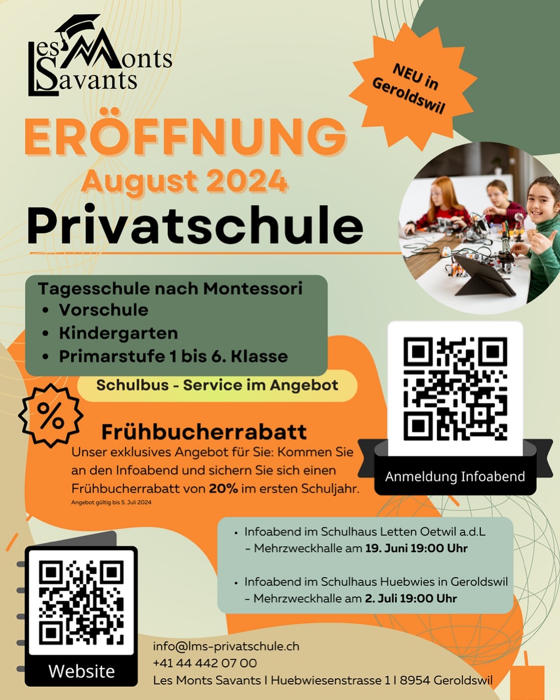 Bild aus dem Instagram-Beitrag &laquo;Er&ouml;ffnung Privatschule in Geroldswil&raquo;