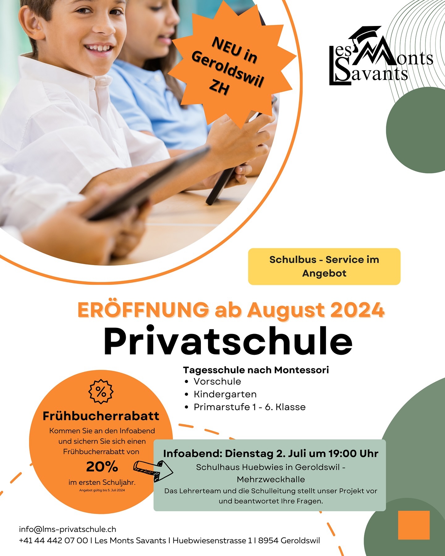 Bild aus dem Instagram-Beitrag &laquo;Grosse Er&ouml;ffnung unserer Privatschule am 19. August!&raquo;