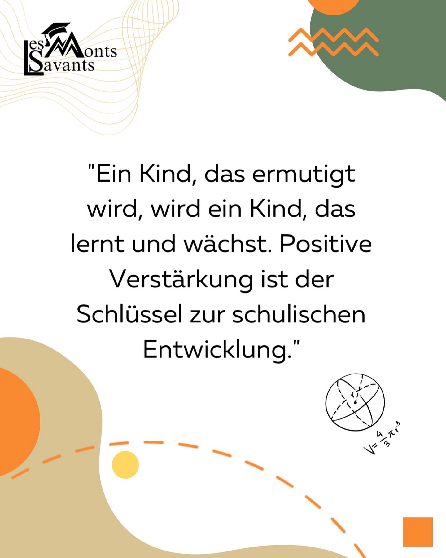 Bild aus dem Instagram-Beitrag &laquo;Ein Kind, das ermutigt wird, bl&uuml;ht auf!&raquo;