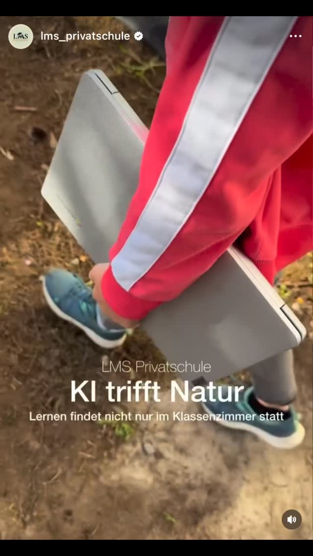 Bild aus dem Instagram-Beitrag &laquo;Lernen in der Natur In unserer Privatschule treffen Innovation und Natur &hellip;&raquo;