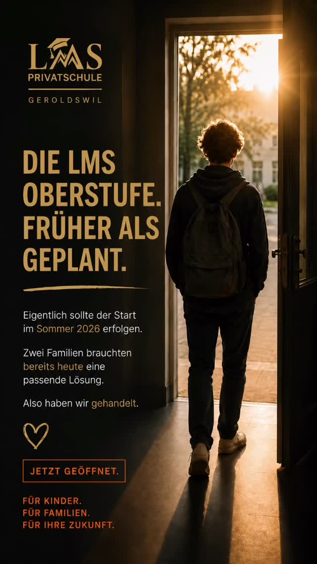 Bild aus dem Instagram-Beitrag &laquo;Eigentlich war unsere Oberstufe f&uuml;r August 2026 geplant&raquo;