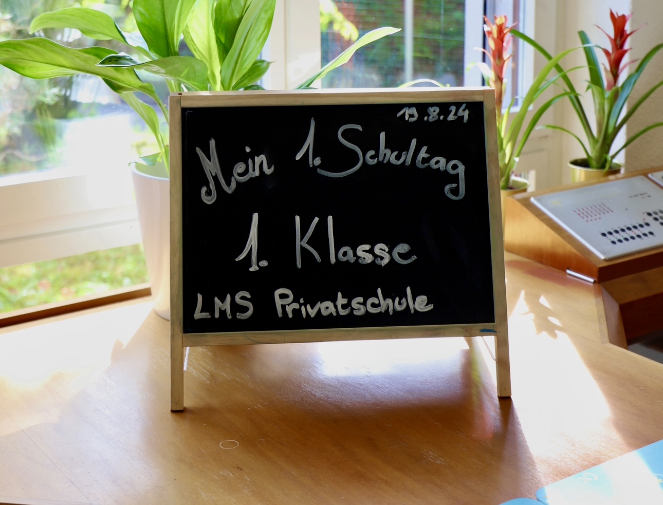 Unser erster Schultag an der Privatschule